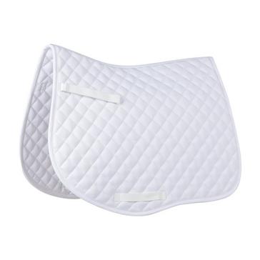 White Saxon Defiant All Purpose Saddle Pad White