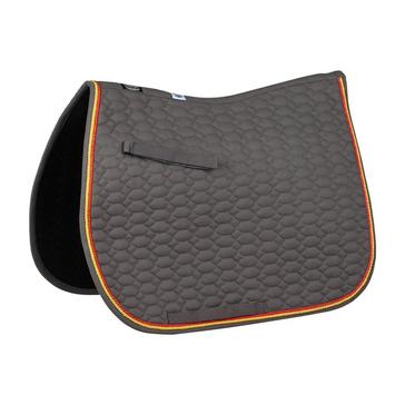 Grey Roma Ecole All Purpose Saddle Pad Charcoal