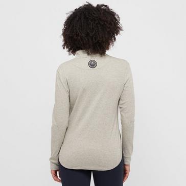 Green WeatherBeeta Womens London Long Sleeve Top Dusty Olive