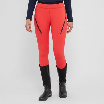 Red WeatherBeeta Womens Toulon Lifestyle Riding Tights Bittersweet Red