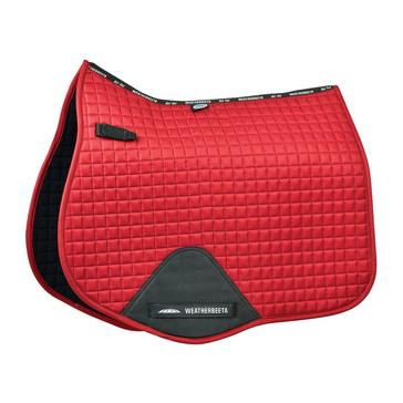 Red WeatherBeeta Prime All Purpose Saddle Pad Bittersweet Red