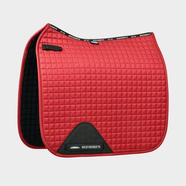 Red WeatherBeeta Prime Dressage Saddle Pad Bittersweet Red