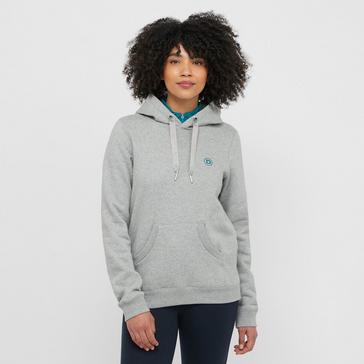 Grey Dublin Womens Camile Contrast Tie Hoodie Grey Marle