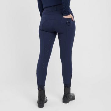 Blue Dublin Womens Cammy Comfort Twill Breeches Navy Academy