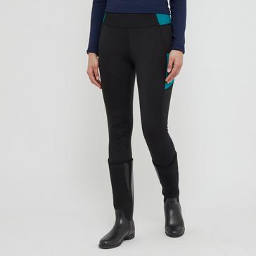 Black Dublin Womens Everyday Riding Tights Black/Deep Lake