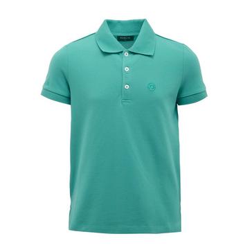 Green Dublin Kids Darcy Short Sleeved Polo Dusty Turquoise