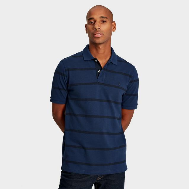 Joules Mens Filbert Classic Fit Striped Polo Shirt Blue Naylors