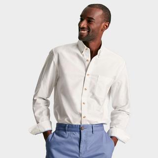 Mens Oxford Long Sleeved Shirt White