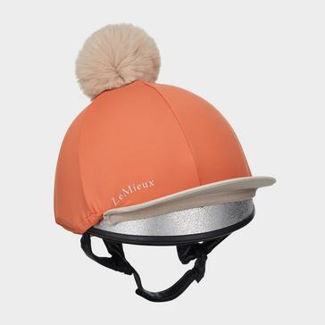 Orange LeMieux Pom Hat Silk Apricot