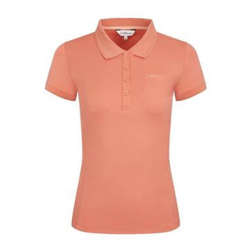 Orange LeMieux Womens Classique Polo Shirt Apricot