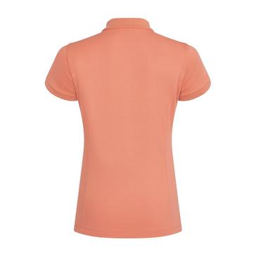 Orange LeMieux Womens Classique Polo Shirt Apricot