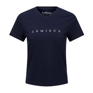 Blue LeMieux Womens Sports T-Shirt Navy