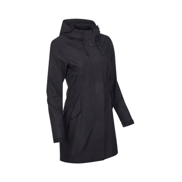 LeMieux Womens Grace Long Rain Jacket Black Naylors