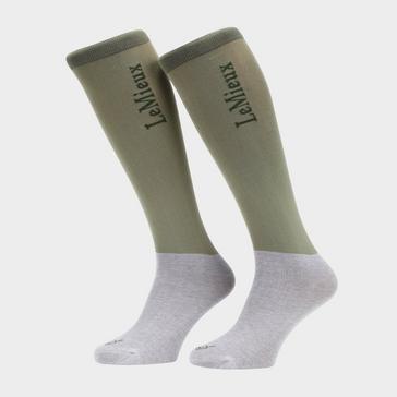 Green LeMieux Competition Socks 2 Pack Fern