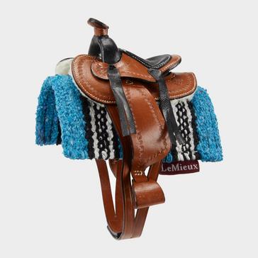 Brown LeMieux Toy Pony Western Saddle Tan