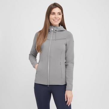 Grey Schockemohle Womens Flora Zip Jacket Sate Grey