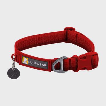 Red Ruffwear Front Range Dog Collar Red Canyon