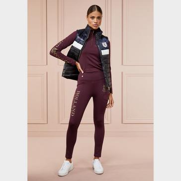 Burgundy Holland Cooper Womens Sport Leggings Mulberry