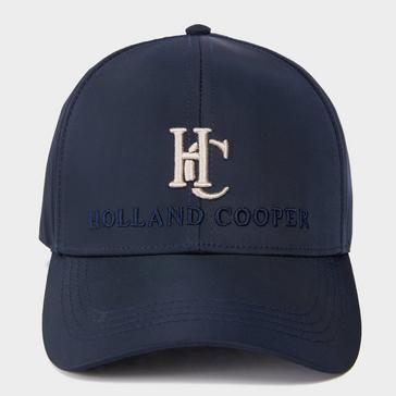 Blue Holland Cooper Womens Burghley Equestrian CapInk Navy Monogram