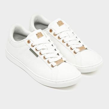 White Holland Cooper Womens Chelsea Court Trainer White