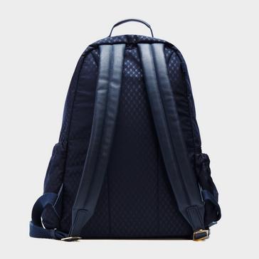 Blue Holland Cooper Burghley Backpack Ink Navy Monogram