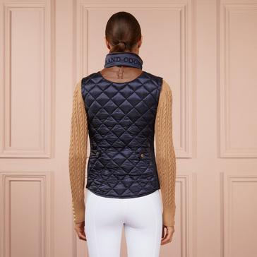 Blue Holland Cooper Womens Diamond Quilt Classic Gilet Ink Navy