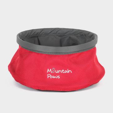 Red Mountain Paws Dog Water Bowl Red