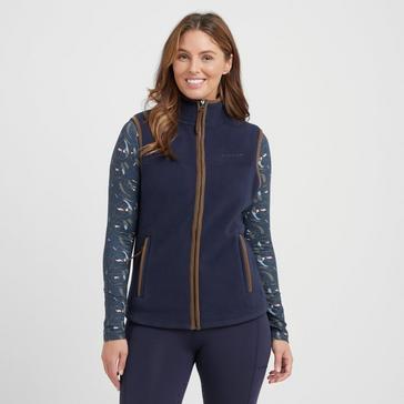 Blue Aubrion Womens Fleece Gilet Navy