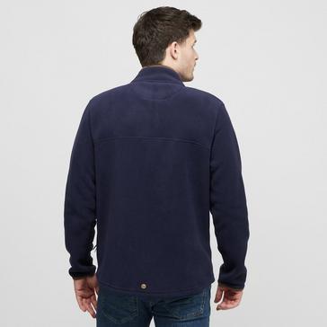 Blue Aubrion Mens Half Zip Fleece Navy