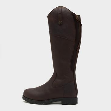 Brown Moretta Kids Ventura Lite Riding Boots Dark Brown