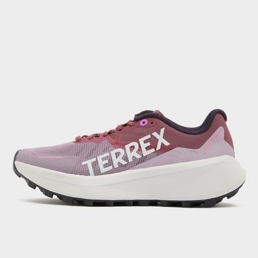 Purple adidas Terrex Women's Agravic 3 Trail Running Shoes