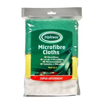 Multi Triplewax Microfibre Cloths 3 Pack