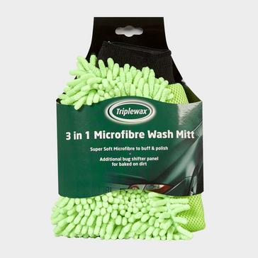 Green Triplewax 3-in-1 Microfibre Wash Mitt