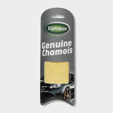 Yellow Triplewax Genuine Leather Chamois Tube