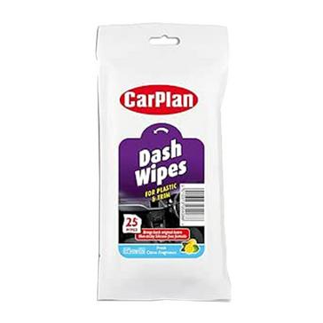 White Carplan Dash Plastic & Trim Wipes
