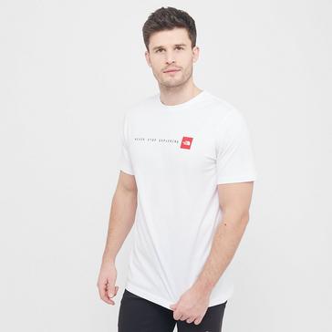 White The North Face Men's Never Stop Exploring T-Shirt