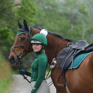 Green Woof Wear Fusion GP Saddle Pad BritishRacing Green