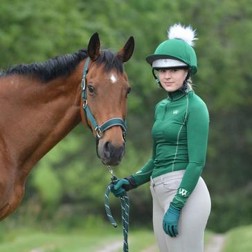 Green Woof Wear Contour Headcollar British Racing Green