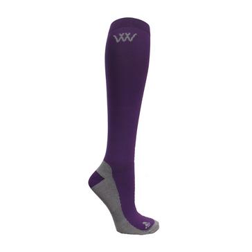 Purple Woof Wear Competition Socks 2 Pack Damson