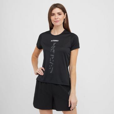 Black adidas Terrex Women's Agravic Trail Running Tee