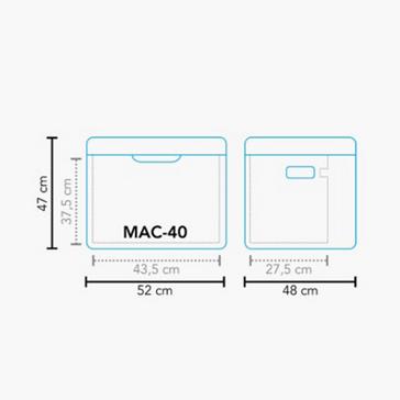 Black Mestic MAC-40 Cool Box