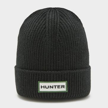Black Hunter Green Label Rory Turn Up Beanie Black