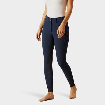 Blue Ariat Womens Prelude 2.0 Full Seat Breeches Navy Eclipse