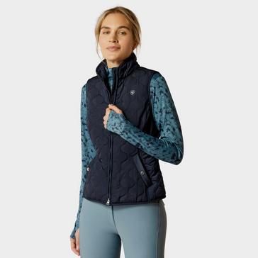 Blue Ariat Womens Ashley 2.0 Insulated Gilet Navy Eclipse