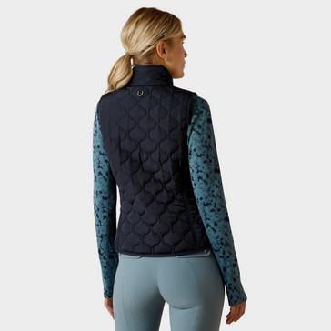 Blue Ariat Womens Ashley 2.0 Insulated Gilet Navy Eclipse