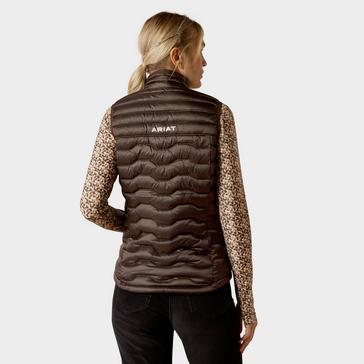 Brown Ariat Womens Ideal Down Gilet Mole
