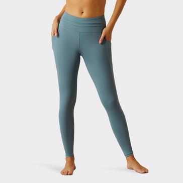 Blue Ariat Womens Eos 2.0 Full Seat Tights Bluestone