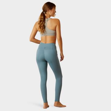Blue Ariat Womens Eos 2.0 Full Seat Tights Bluestone