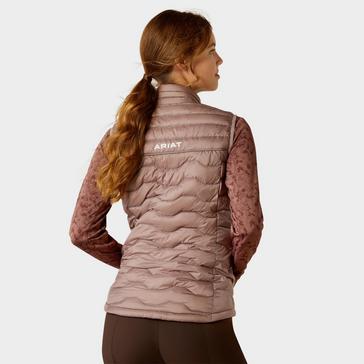 Purple Ariat Womens Ideal Down Gilet Purple Dove