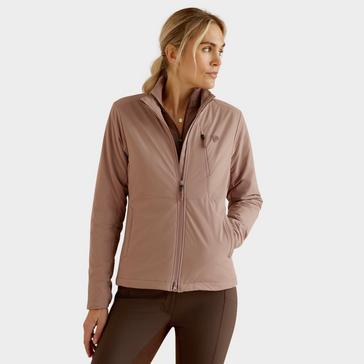 Pink Ariat Womens Rion Stretch Shell Insulated Jacket Twilight Mauve